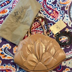 Patricia Nash Gennamari satchel bag in full-grain leather crossbody NWT